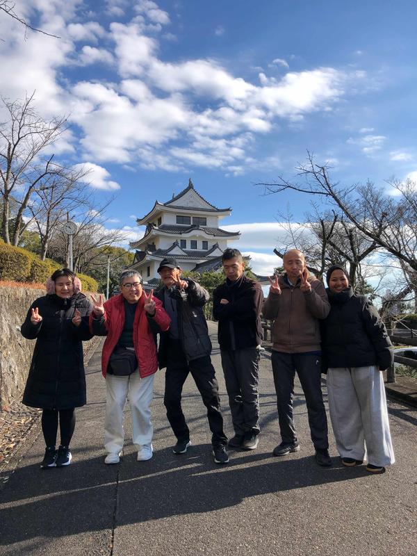 旭城、新年初めての　　拝